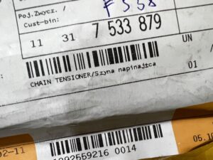 SZYNA NAPINAJĄCA ŚLIZG ŁAŃCUCHA ROZRZĄDU BMW N13 N16 N18 NOWA OEM