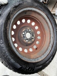 KOŁO ZAPASOWE DOJAZDOWE TOYOTA AYGO I CITROEN C1 I PEUGEOT 107 155/65 R14