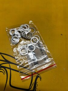 20 X PIERŚCIEŃ USZCZELNIAJĄCY BLOK SILNIKA BMW A14X20-AL NOWY OEM