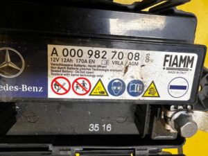 DODATKOWY AKUMULATOR AGM STEROWNIK MODUŁ MERCEDES B-KLASA W246