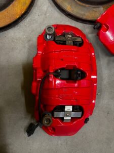 KOMPLET TARCZE HAMULCE ZACISKI PORSCHE CAYENNE II 7P5 GTS 4.8 V8 B BREMBO