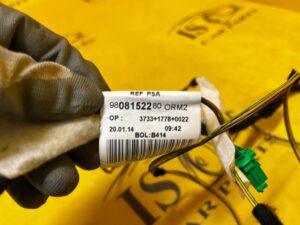 WIĄZKA INSTALACJA OKABLOWANIE PODSUFITKI PEUGEOT 308 II T9 HB