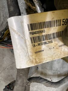WIĄZKA INSTALACJA ELEKTRYCZNA PRZEWODY PODWOZIA JEEP WRANGLER JL