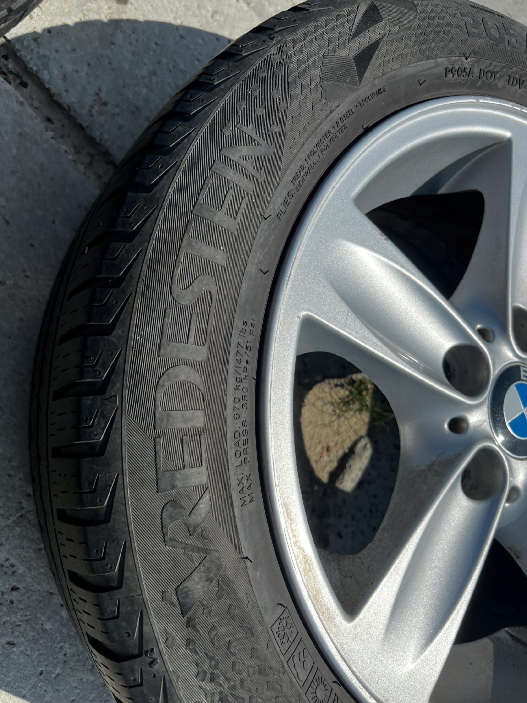 KOŁO FELGA OPONA CAŁOROCZNA BMW SERIA 1 E87 E81 E82 E88 205/55 R16