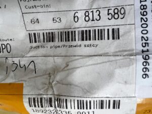 WĄŻ PRZEWÓD RURA RURKA KLIMATYZACJI BMW X7 G07 30dX M50dX 40iX NOWY OEM