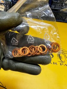 24 X PIERŚCIEŃ USZCZELNIAJĄCY UKŁADU CHŁODZENIA SILNIKA BMW NOWY OEM