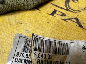 WYGŁUSZENIE NADKOLA BŁOTNIKA TYŁ LEWY PORSCHE PANAMERA 970 I LIFT