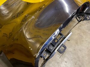 ZDERZAK TYŁ 2 X PDC BMW X6 F16 EU CARBONSCHWARZ M-PAKIET