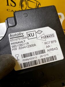 MODUŁ STEROWNIK PODUSZEK AIRBAG RENAULT MEGANE IV HB