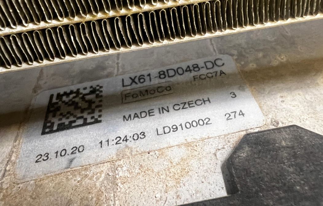 KOMPLET CHŁODNIC WODY OLEJU WENTYLATOR IC FORD KUGA MK3 1.5 ECOBOOST