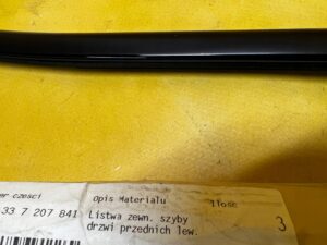 LISTWA SZYBOWA USZCZELKA DRZWI PRZÓD LEWY LEWY POŁYSK BMW X5 E70 NOWA OEM