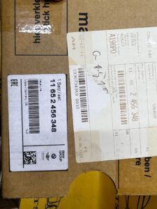 ZESTAW MONTAŻOWY TURBOSPRĘŻARKI N63 11652456348