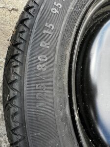 KOŁO ZAPASOWE DOJAZDOWE PEUGEOT 207 125/80 R15 2021R
