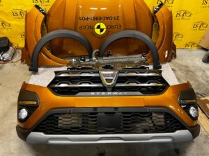 KOMPLETNY PRZÓD CHŁODNICE MASKA LAMPY DACIA SANDERO STEPWAY III 3 RUDY