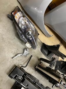 PRZÓD KOMPLETNY ZDERZAK LAMPY CHŁODNICE BŁOTNIKI LEXUS RX III 3 RX 450H