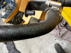 KPL MAGISTRALA RURA WĄŻ POMPA ELEKTROZAWÓR WODY BMW X5 F15 X6 F16 3.0 D N57