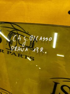 SZYBA DRZWI PRAWY PRZÓD GRAND C4 PICASSO II 2013R