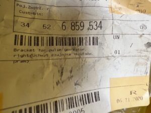 UCHWYT CZUJNIKA ABS PRZÓD PRAWY BMW X5 E70 F15 X6 E71 E72 F16 F86 NOWY OEM