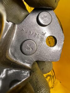 ZAWIASY DRZWI PRAWY TYŁ FORD KUGA MK3 SZARE KH3