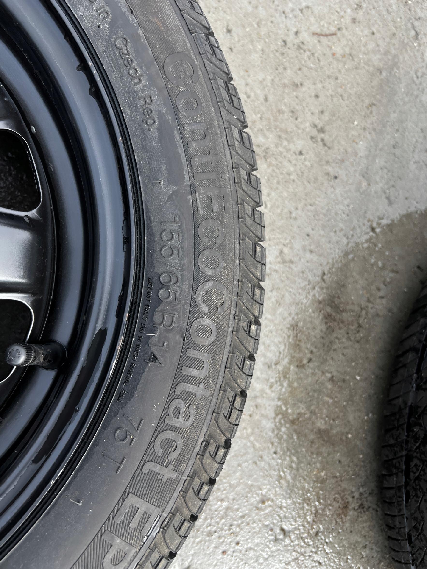 KOŁO ZAPASOWE DOJAZDOWE FELGA OPONA OPEL AGILA A SUZUKI SWIFT I 155/65 R14