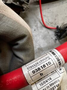 PRZEWÓD KABEL WIĄZKA PLUSOWY PLUS AKUMULATORA BMW X5 F15 X6 F16