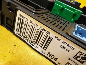 ZESTAW STARTOWY ECU BSI BCM LICZNIK STACYJKA PEUGEOT 308 II T9 EU 1.6 E-HDI