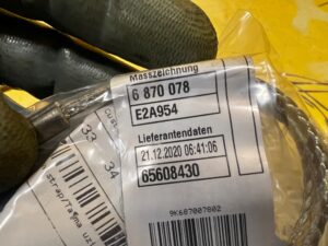PRZEWÓD MASOWY TAŚMA UZIEMIAJĄCA BMW G05 G06 G07 G11 G14 G15 G16 G30 G32