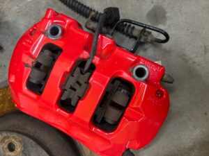 KOMPLET TARCZE HAMULCE ZACISKI PORSCHE CAYENNE II 7P5 GTS 4.8 V8 B BREMBO