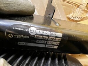 HAK HOLOWNICZY SKŁADANY ELEKTRYCZNIE WESTFALIA BMW 3 F30 F31 4 F36 NOWY OEM