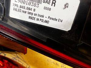 KOMPLET LAMPA LAMPY TYŁ LED LEWA PRAWA PORSCHE CAYENNE II 7P5 GTS USA