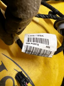 WIĄZKA INSTALACJA OKABLOWANIE DRZWI TYŁ PRAWY PEUGEOT 3008 II