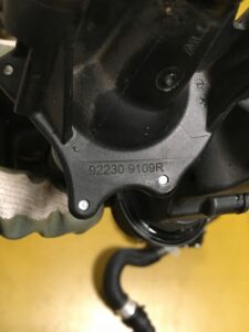 ZAWÓR RURA WĄŻ WODY MERCEDES RENAULT 1.3 TCE