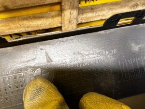 DYFUZOR SPOILER ZDERZAKA TYŁ 2 X PDC BMW X6 F16 EU M-PAKIET