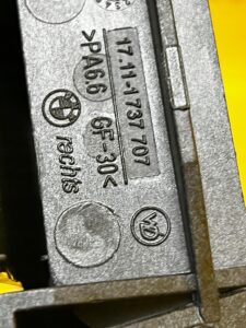 UCHWYT MOCOWANIE CHŁODNICY BMW E38 17111737707