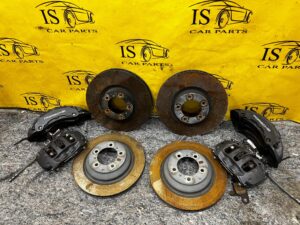 HAMULCE KOMPLET ZACISKI TARCZE KLOCKI PRZÓD + TYŁ PORSCHE CAYENNE 9Y 9Y3