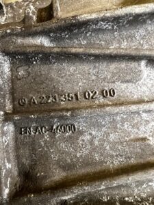 MOST DYFERENCJAŁ TYLNY TYŁ MERCEDES C-KLASA W206 2WD RWD 2.647