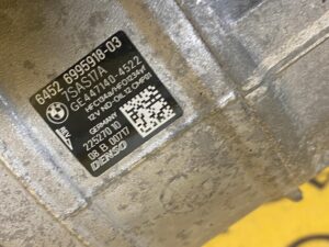 BMW 5 G05 G07 G30 SPRĘŻARKA KLIMATYZACJI 6995918