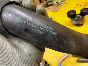 RURA RURKA PRZEWÓD WĄŻ WODY BMW X5 F15 X6 F16 3.0 D N57