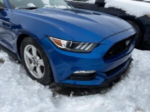 KOMPLETNY PRZÓD ZDERZAK MASKA LAMPY CHŁODNICE FORD MUSTANG MK6 VI S550 3.7