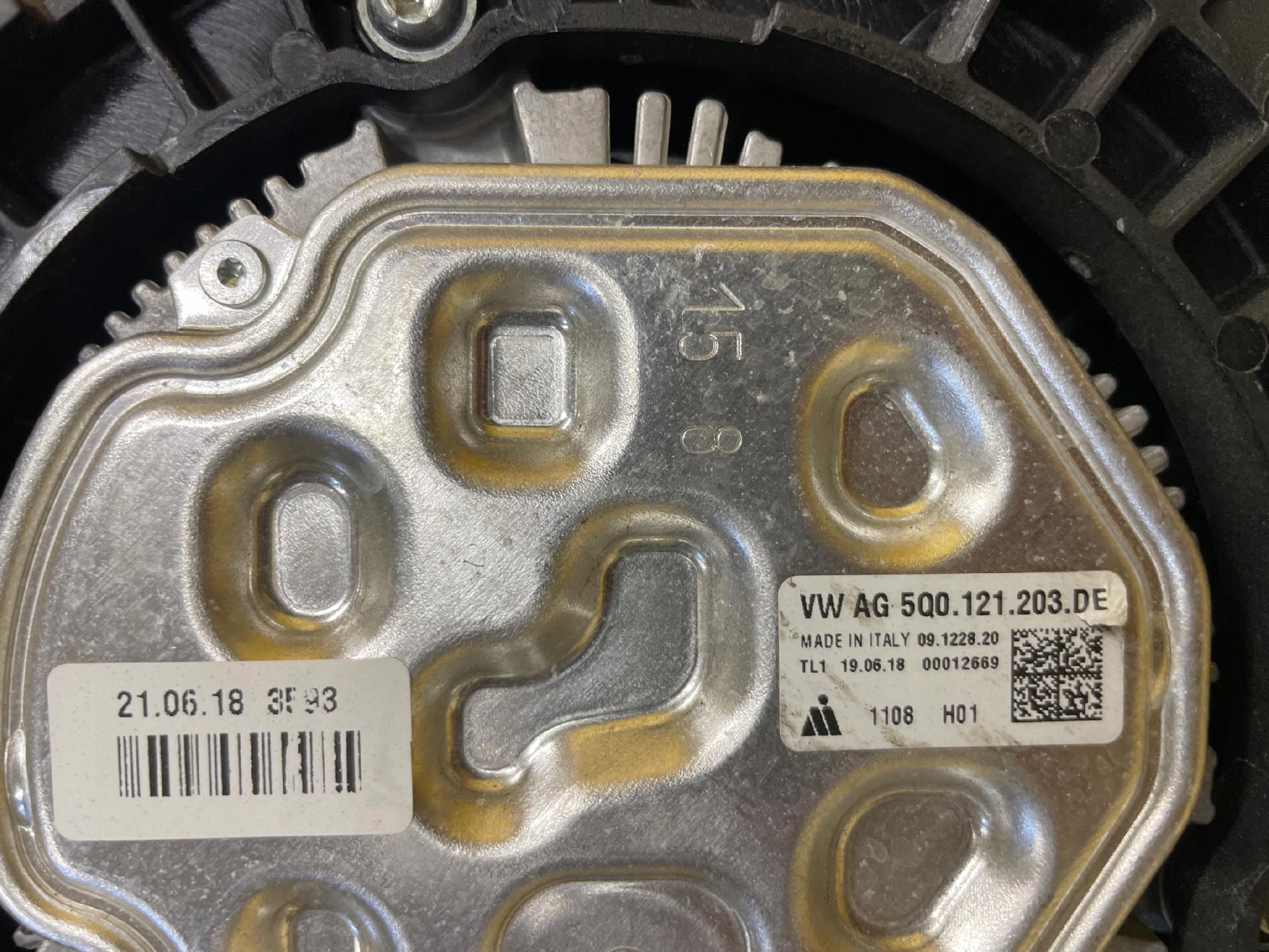 CHŁODNICA WODY WENTYLATOR VW AUDI SKODA 1.5 TSI