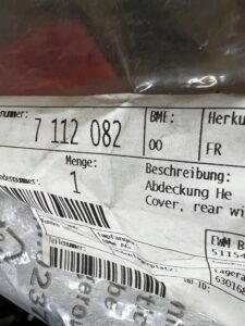 OSŁONA USZCZELKA SZYBY KLAPY TYLNEJ TYŁ GÓRNA MINI R50 R53 NOWA OEM