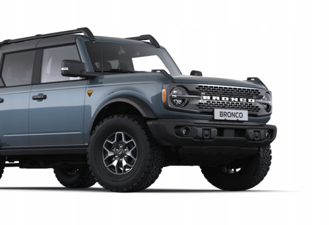 KOMPLET PRZÓD MASKA LAMPY PRZÓD CHŁODNICE ZDERZAK FORD BRONCO 2021+