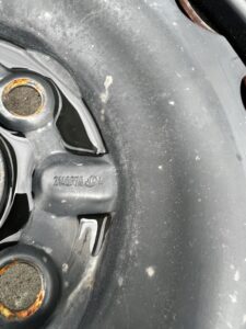 KOŁO ZAPASOWE DOJAZDOWE TOYOTA AYGO I CITROEN C1 I PEUGEOT 107 155/65 R14