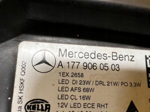 KOMPLET LAMPY REFLEKTORY PRZÓD MULTIBEAM MERCEDES A KLASA A45 S AMG W177 EU