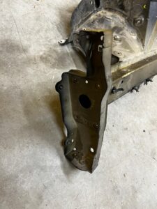 ĆWIARTKA FARTUCH PODŁUŻNICA STREFA ZGNIOTU PRZÓD PRAWY PEUGEOT 308 II T9 EU