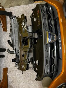 KOMPLETNY PRZÓD CHŁODNICE MASKA LAMPY DACIA SANDERO STEPWAY III 3 RUDY