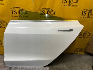 LEWE DRZWI KOMPLET PRZÓD TYŁ STRONA TESLA MODEL 3 BIAŁA PERŁA