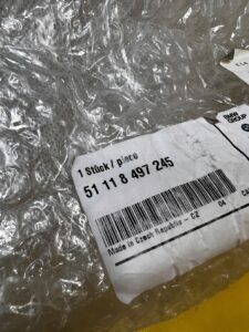 ATRAPA KRATKA ZDERZAKA PRZÓD LEWY LEWA BMW X1 F48 LIFT NOWA OEM