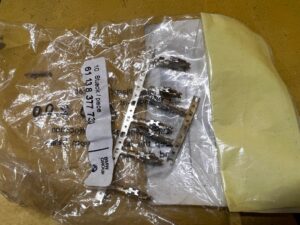 7 X KONEKTOR STYK KOŃCÓWKA PRZEWODU 0,5-1,0 MM²(AG) BMW NOWA OEM