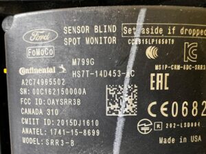 CZUJNIK RADAR SENSOR MARTWEGO POLA BLIS PRAWY FORD FUSION LIFT USA